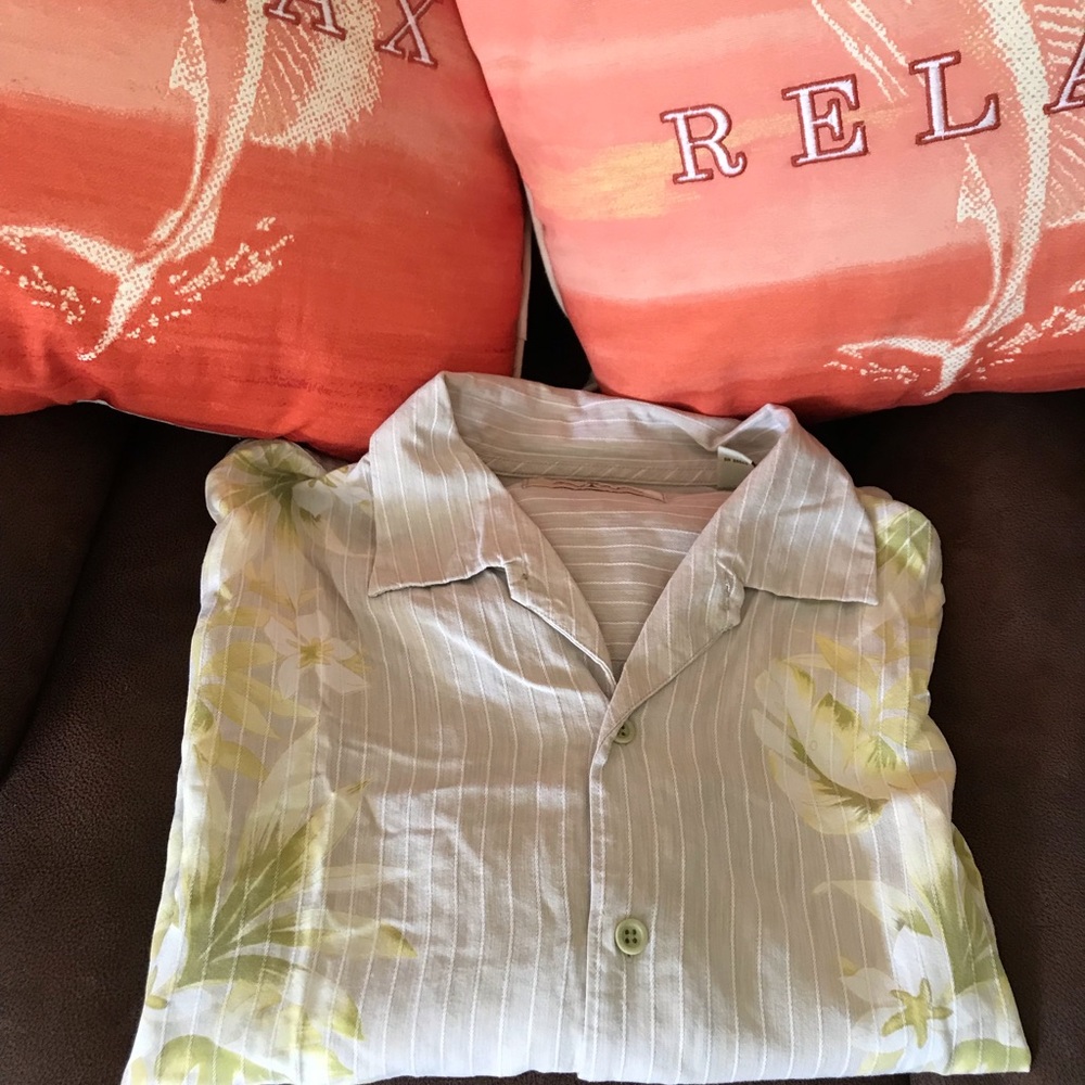Tommy Bahama, Floral, Short Sleeve, XX-Large